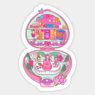 Polly Pocket Happy Birthday Party Sticker